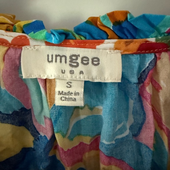 Umgee Multicolor Ruffle Dress - Picture 2 of 6